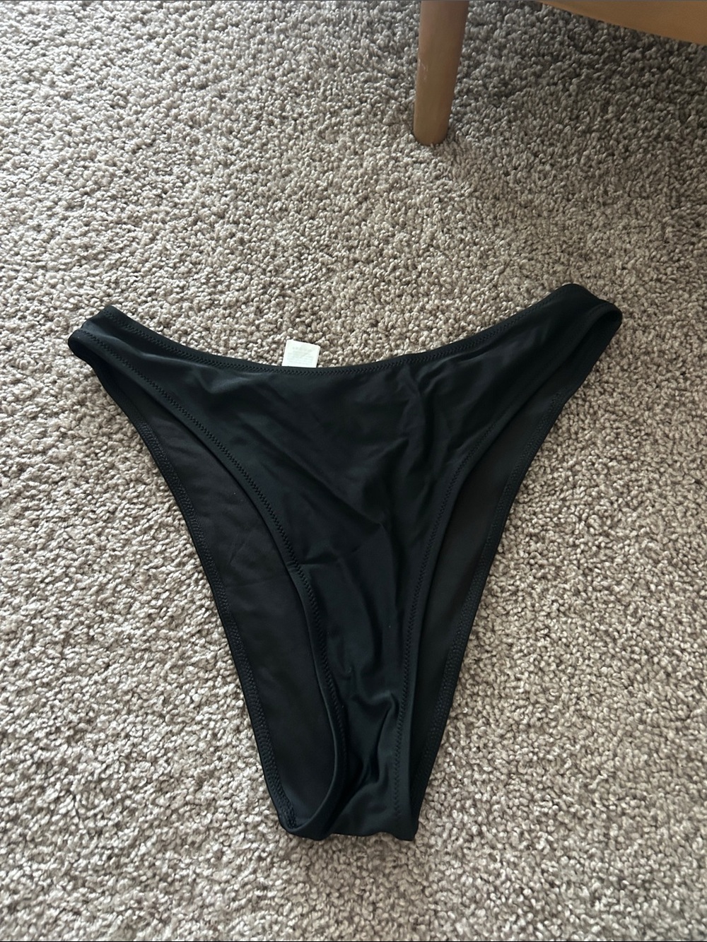 Aerie black cheeky bikini bottoms